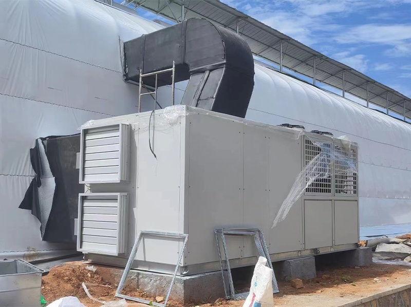 淄博沂源櫻桃大棚降溫空調(diào)案例